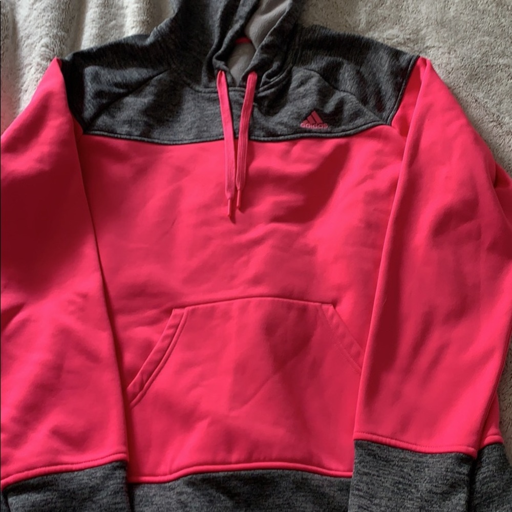 Adidas pink hoodie